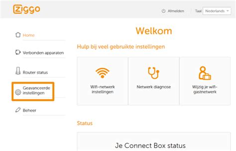 ziggo wifi installeren